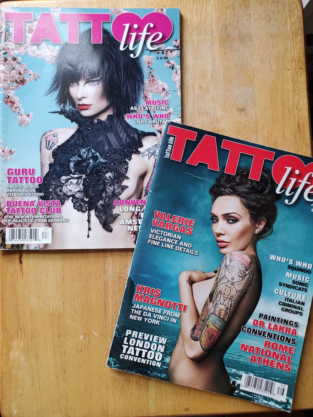 Tattoo Life Magazine Pair - 2011 Spring